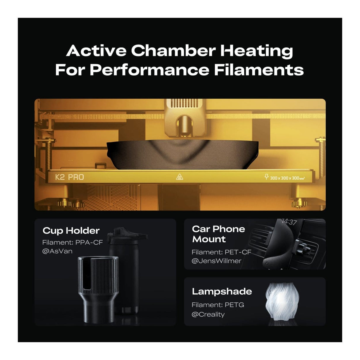 Creality K2 Pro 3D Printer with CFS Combo