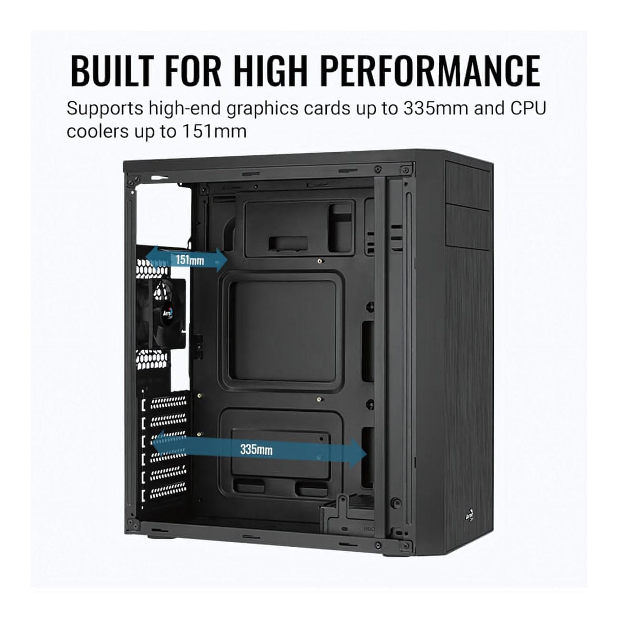 Aerocool CS-1103 ATX Mid-Tower Black PC Case