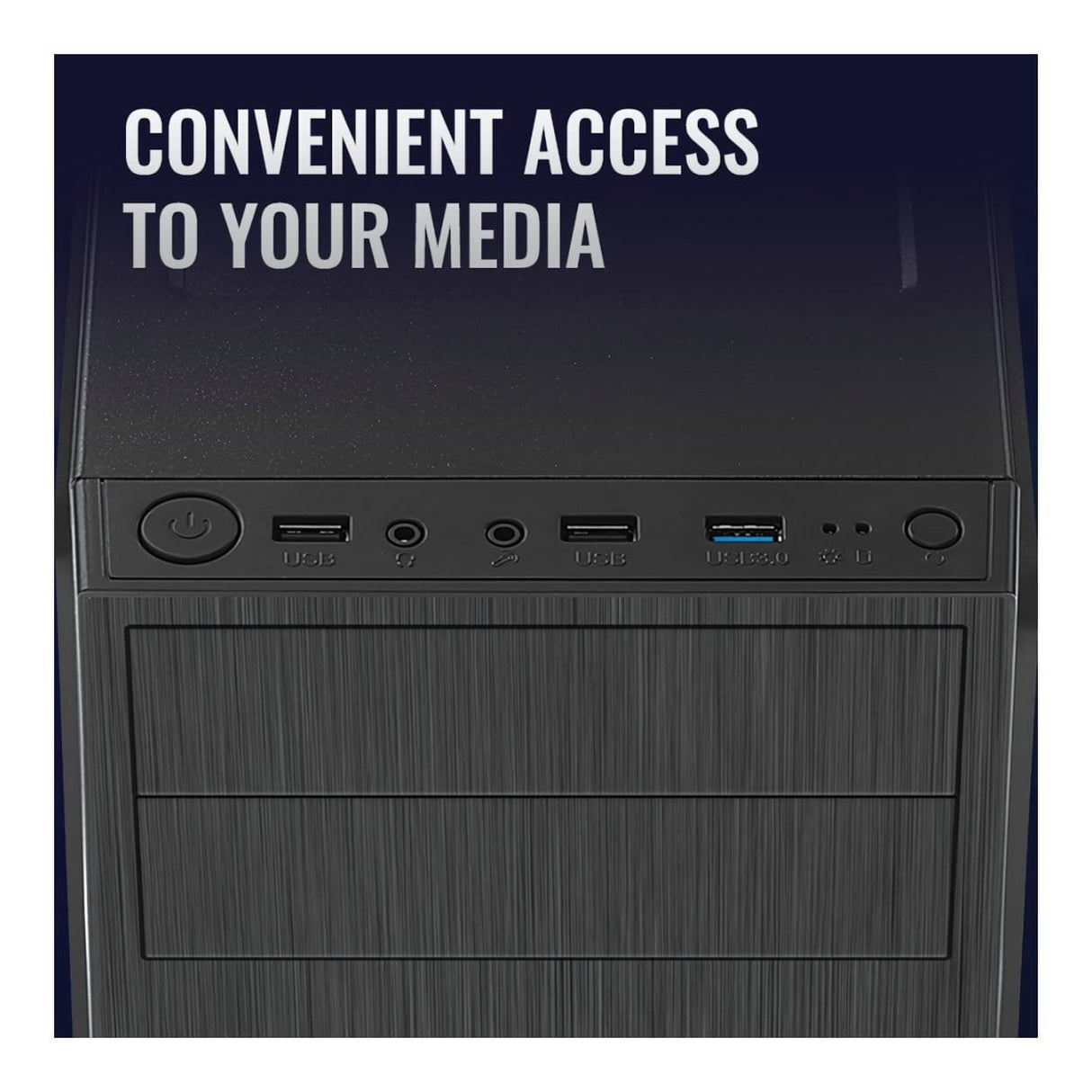 Aerocool CS-1103 ATX Mid-Tower Black PC Case