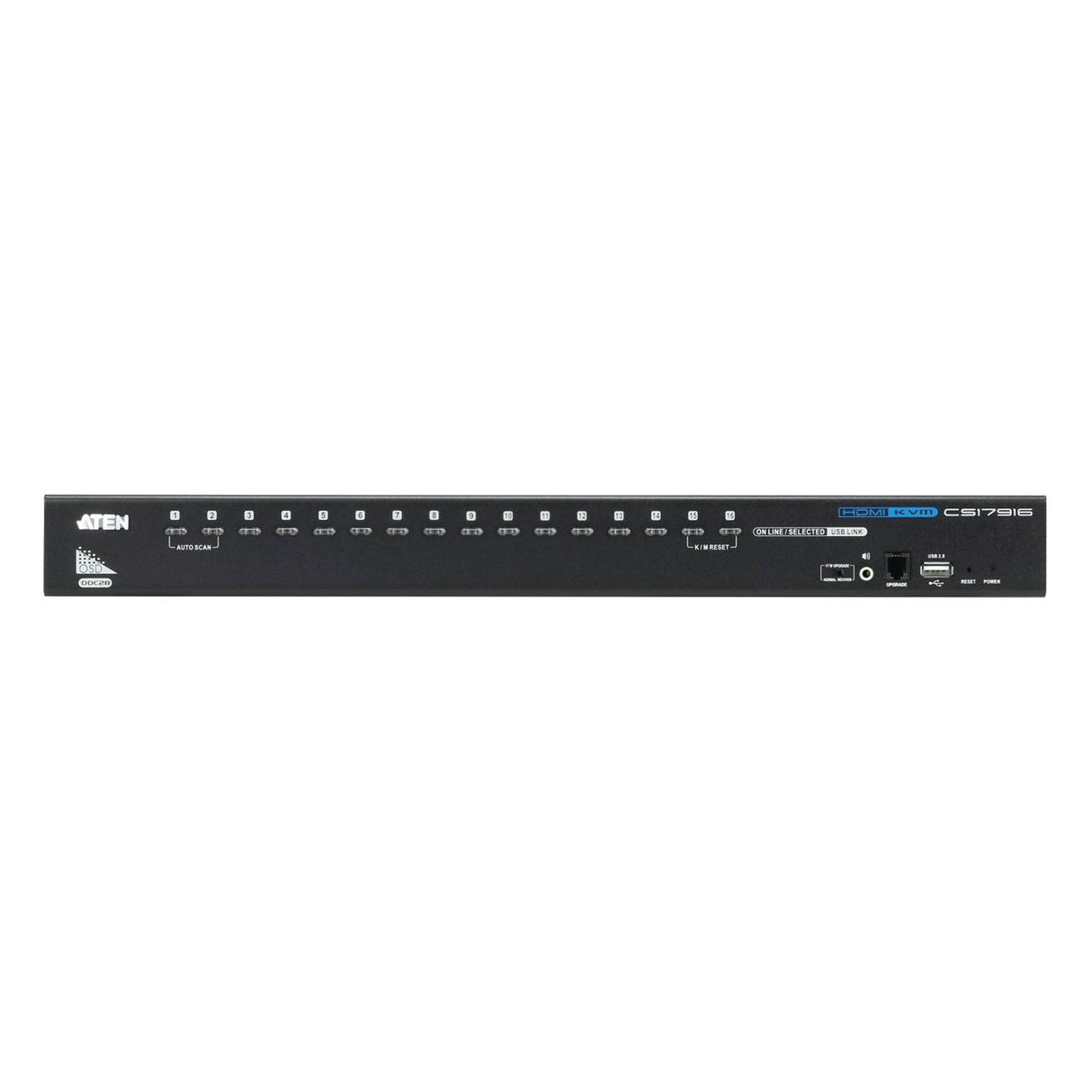 ATEN 16-Port USB HDMI Audio KVM Switch CS17916