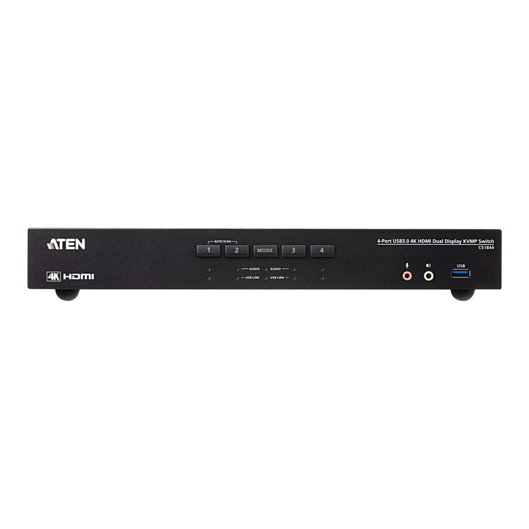Aten CS1844 4-port USB 3.0 4K HDMI Dual Display KVMP Switch