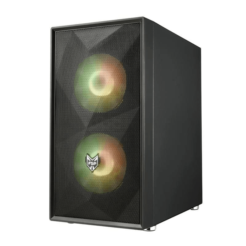 FSP CST130A Mid Tower Micro-ATX Gaming PC Case