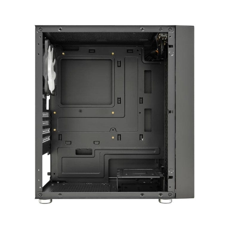 FSP CST130 Basic Micro-ATX Gaming PC Case Black with Acrylic Side Panel CST130BASICBK