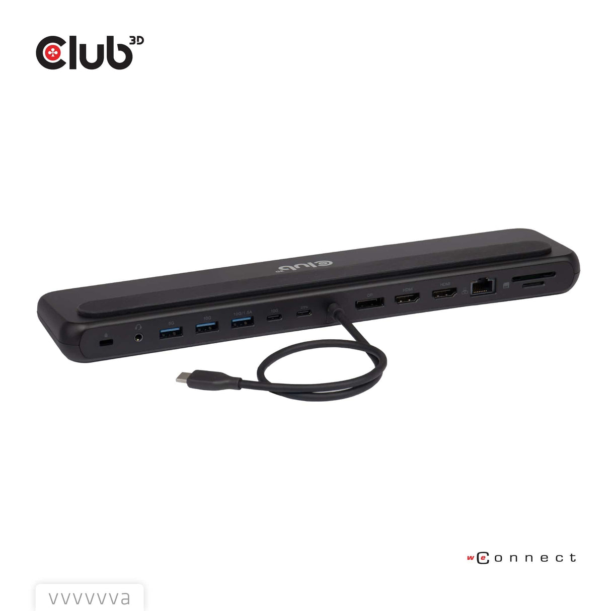 Club 3D 100W 12-1 USB-C Triple Display PD3.0 Docking Station and Charger CSV-2541