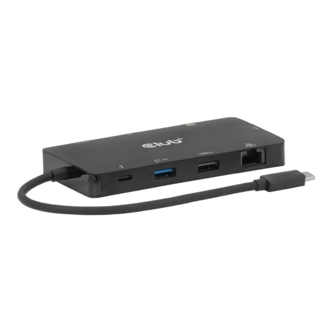 Club 3D 100W 9-in-1 Dual HDMI USB-C HUB PD3.0 Black CSV-2552