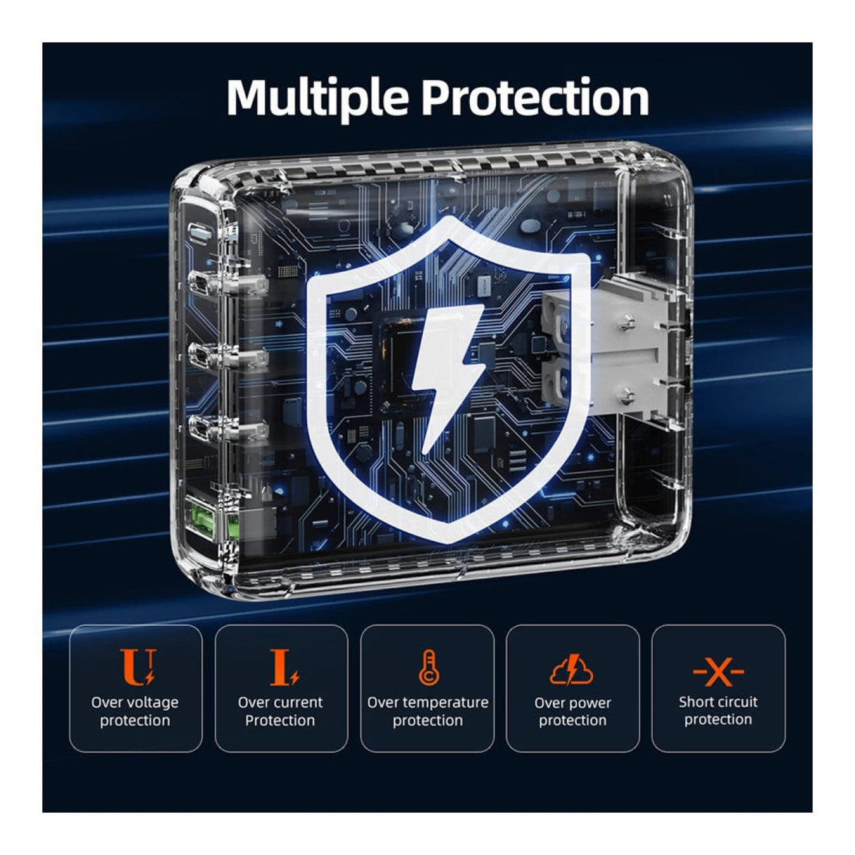 Cabletime 4-in-1 140W GaN USB-C Charging Station White CT-GAN140-PWE