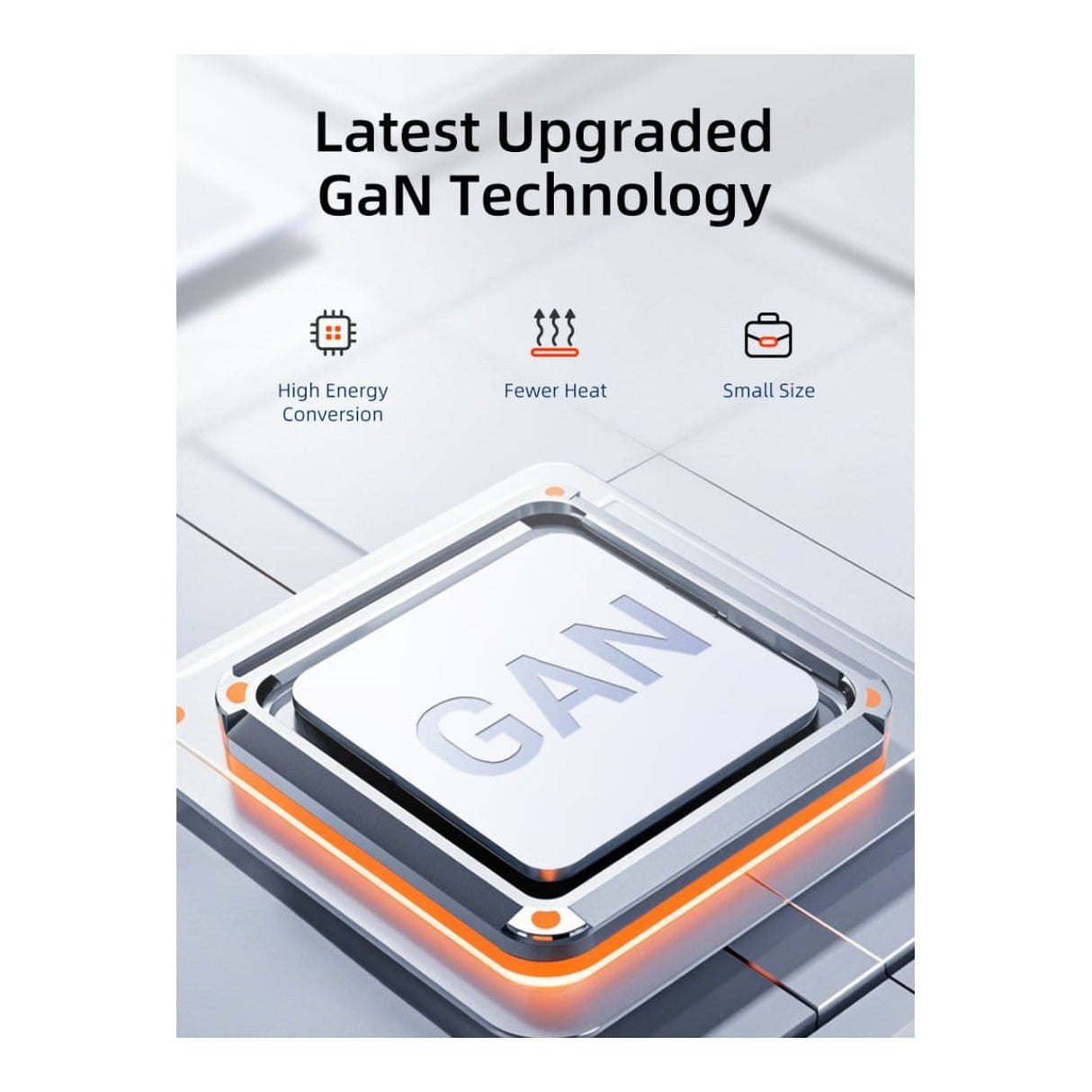 Cabletime GA65W 3-in-1 65W GaN USB-C Wall Charger White CT-GAN65-PW