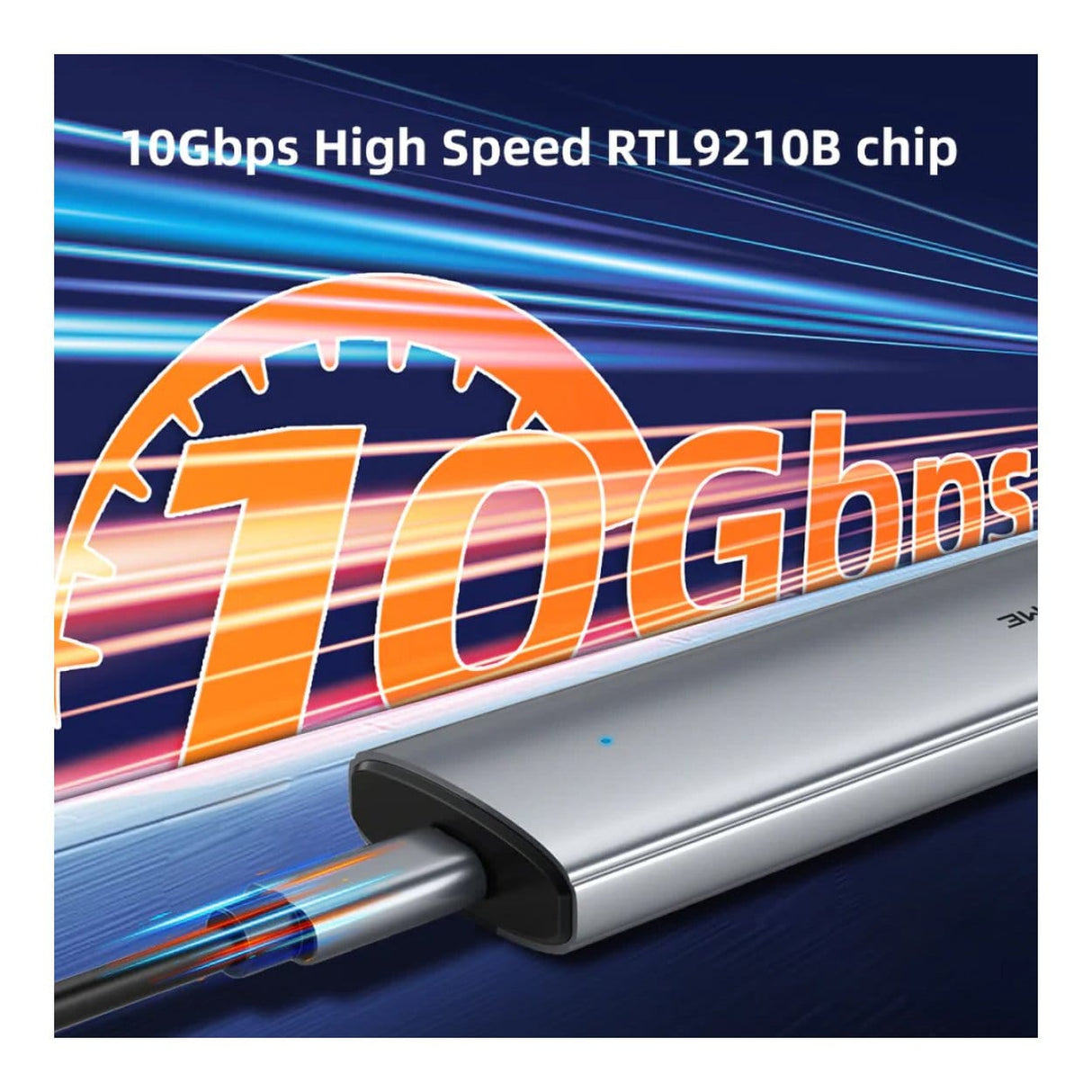 Cabletime Type-C M.2 NVMe SSD Enclosure Grey CT-SSD03-AG