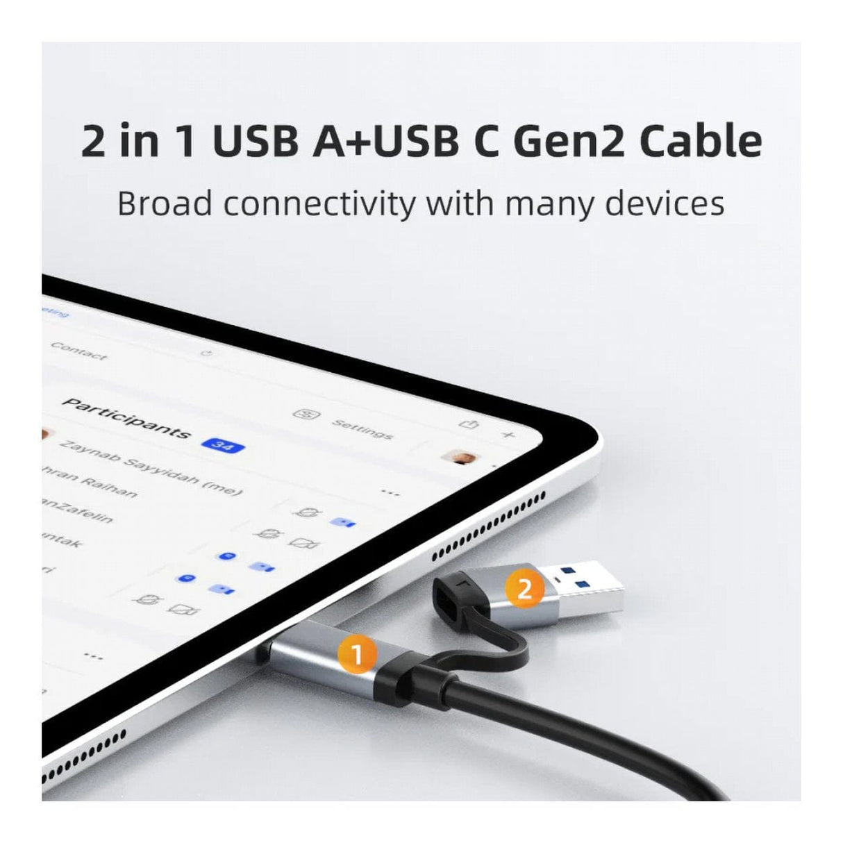 Cabletime Type-C M.2 NVMe SSD Enclosure Grey CT-SSD03-AG