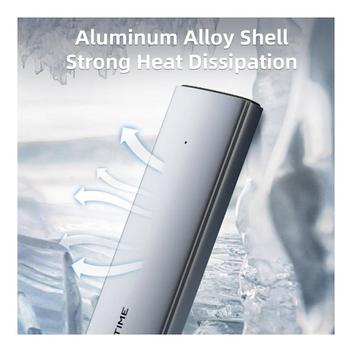 Cabletime Type-C M.2 NVMe SSD Enclosure Grey CT-SSD03-AG