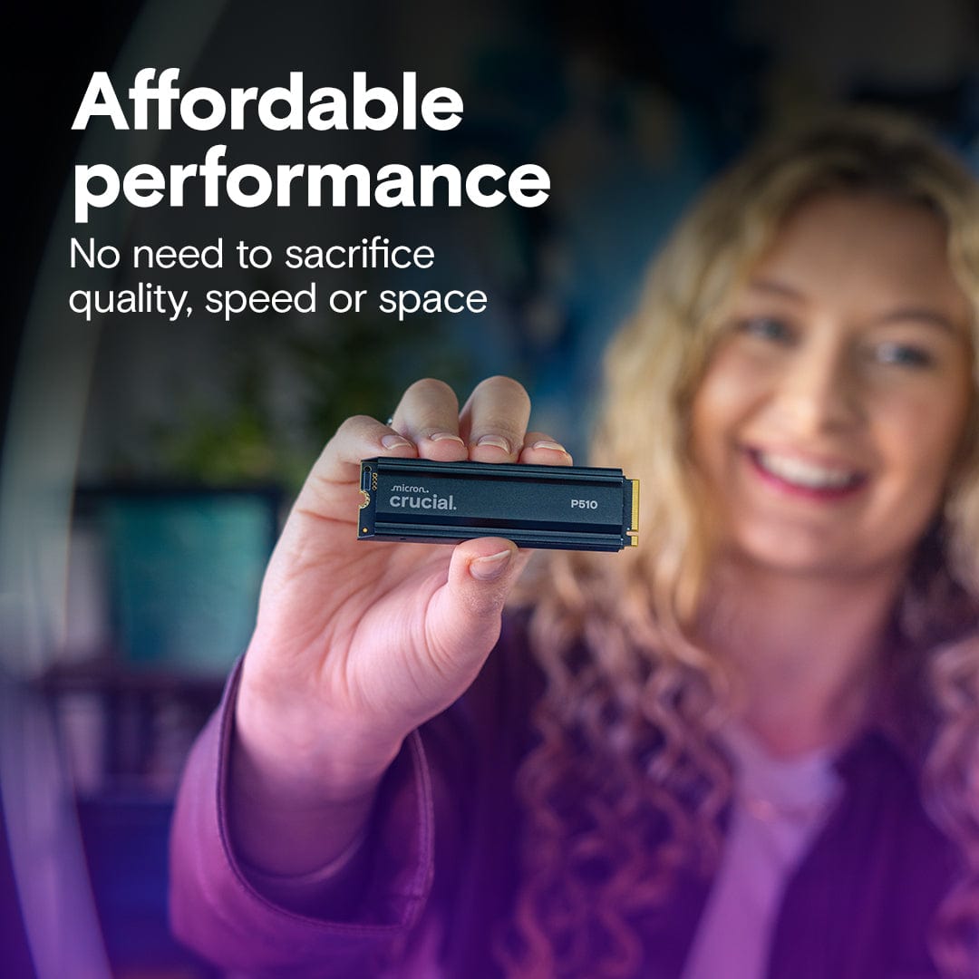 Crucial P510 2TB M.2 2280 PCIe 5.0 x4 NVMe Internal SSD CT2000P510SSD5