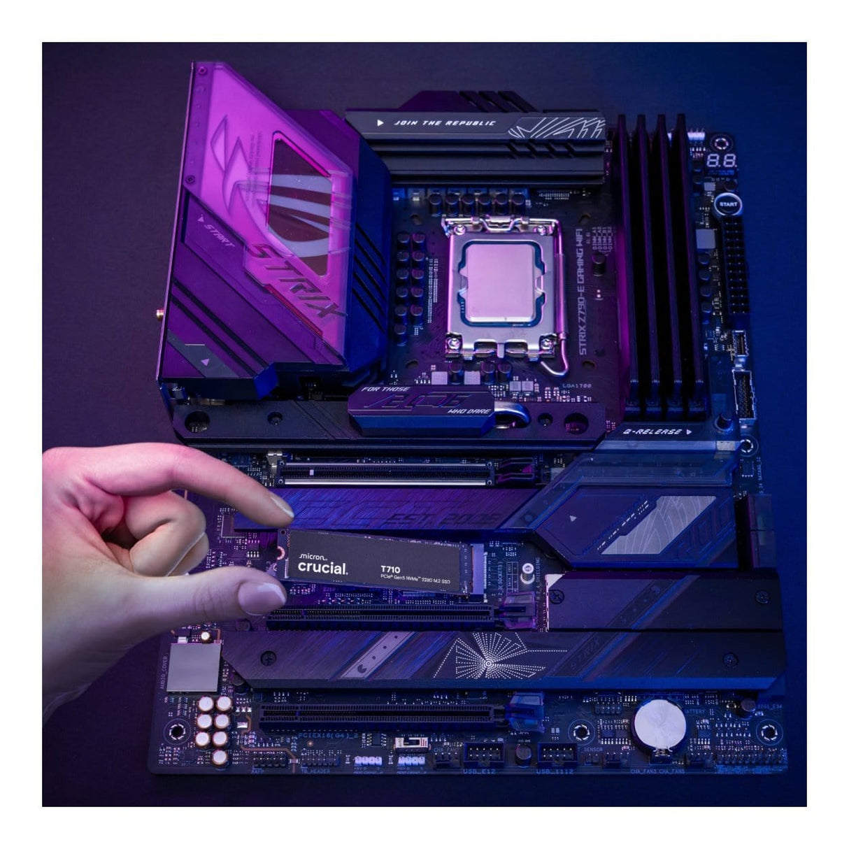 Crucial T710 M.2 2TB PCIe 5.0 NVMe Internal SSD CT2000T710SSD8