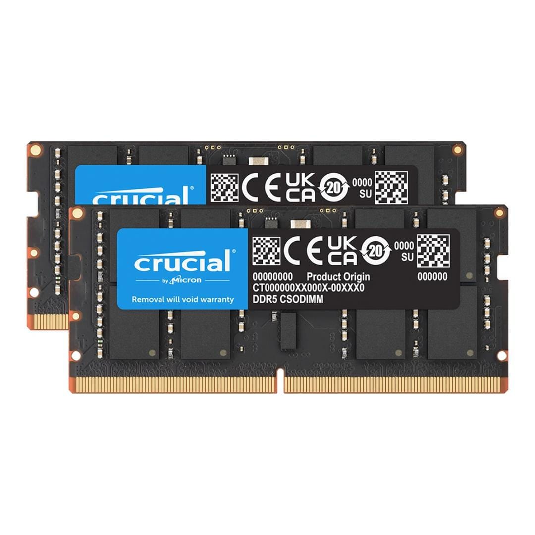 Crucial CT2K32G64C52CS5 Memory Module 64GB 2 x 32GB DDR5 6400MT/s
