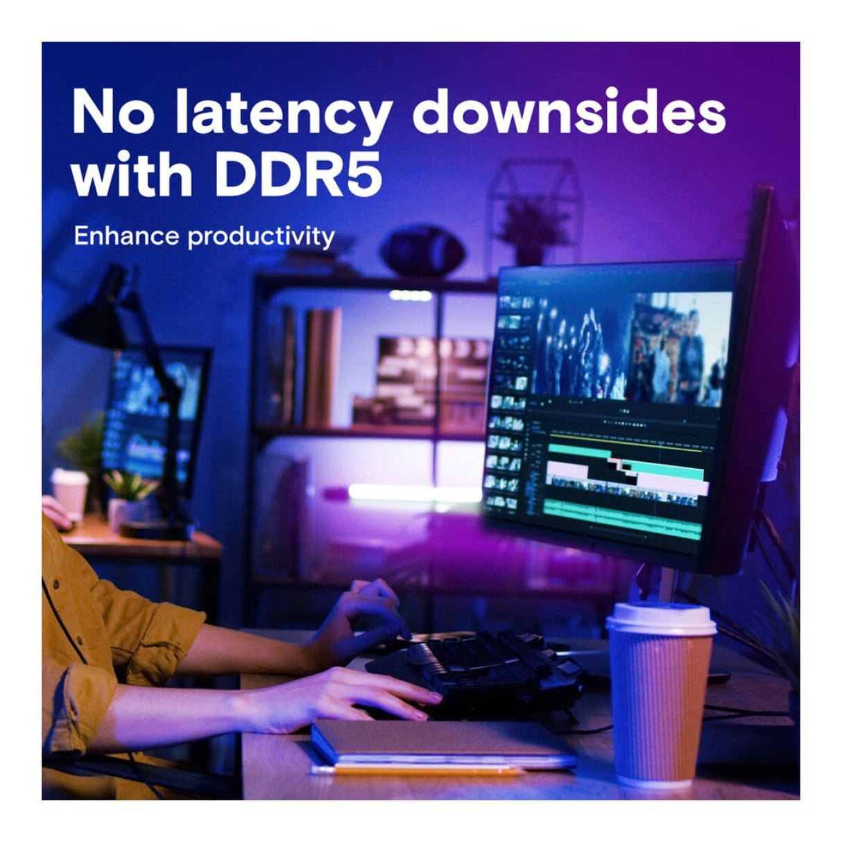 Crucial CT2K8G56C46U5 ECC Memory Module 16GB 2 x 8GB DDR5 5600MHz