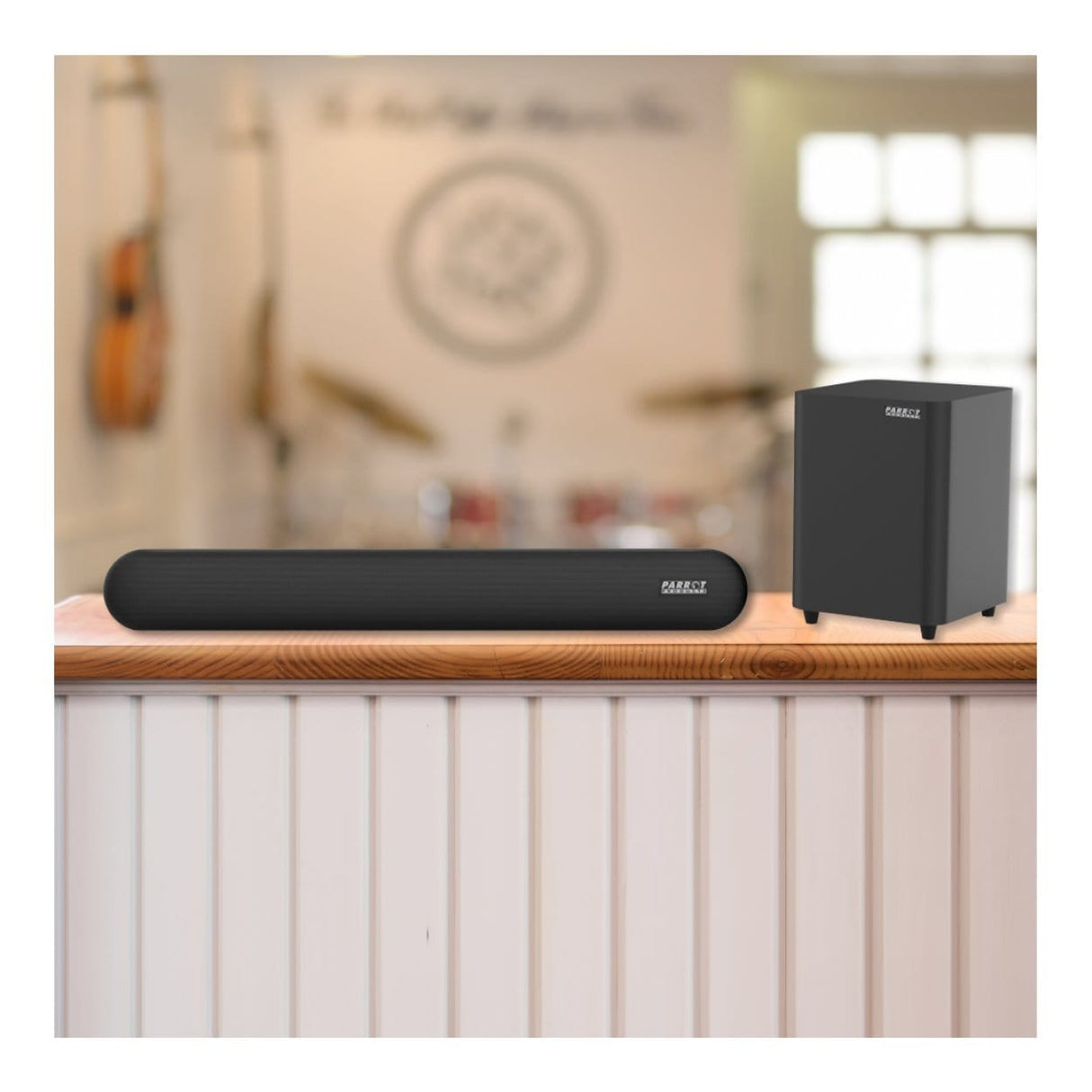 Parrot Speaker Sound Bar with 5-inch Wireless Sub CT3018
