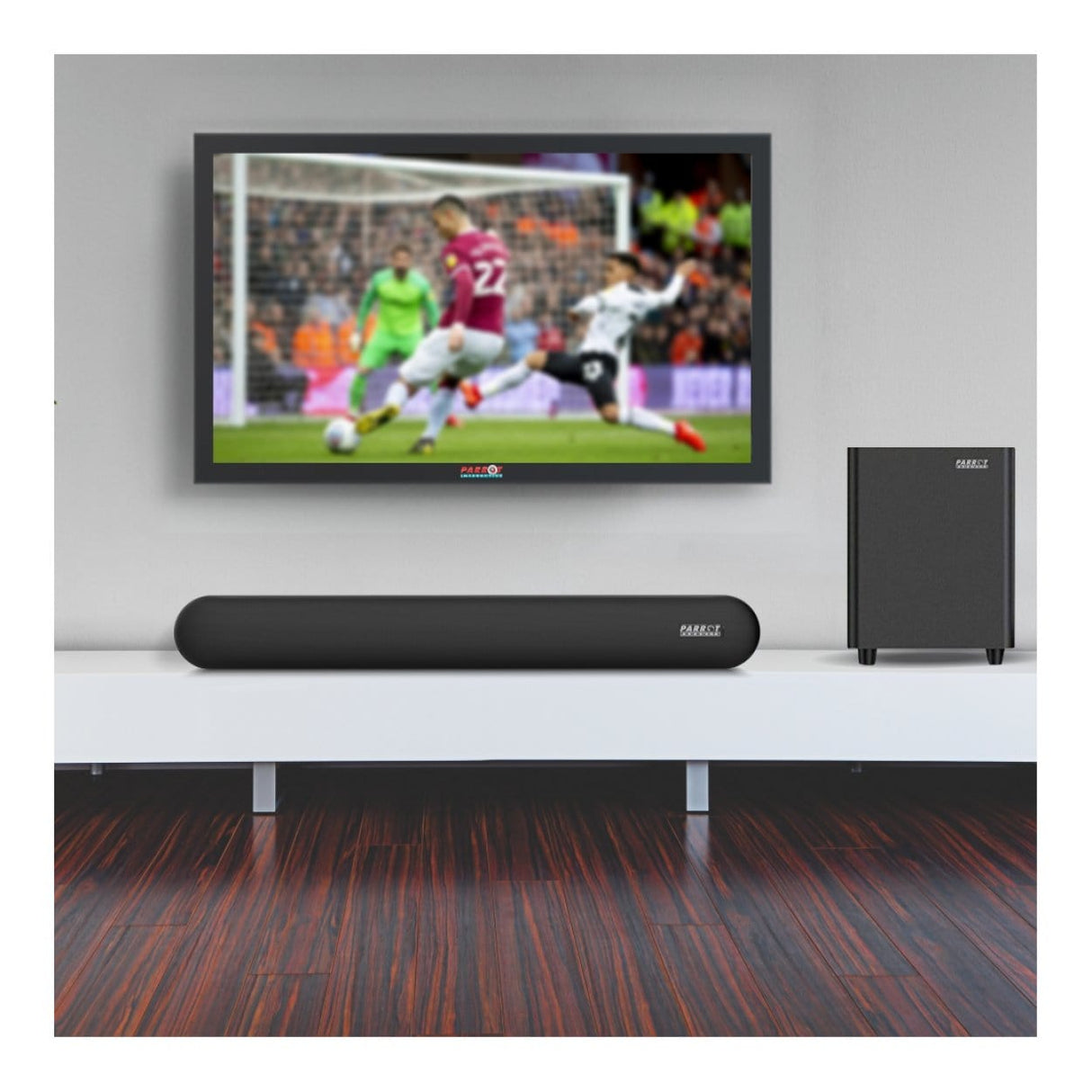 Parrot Speaker Sound Bar with 5-inch Wireless Sub CT3018