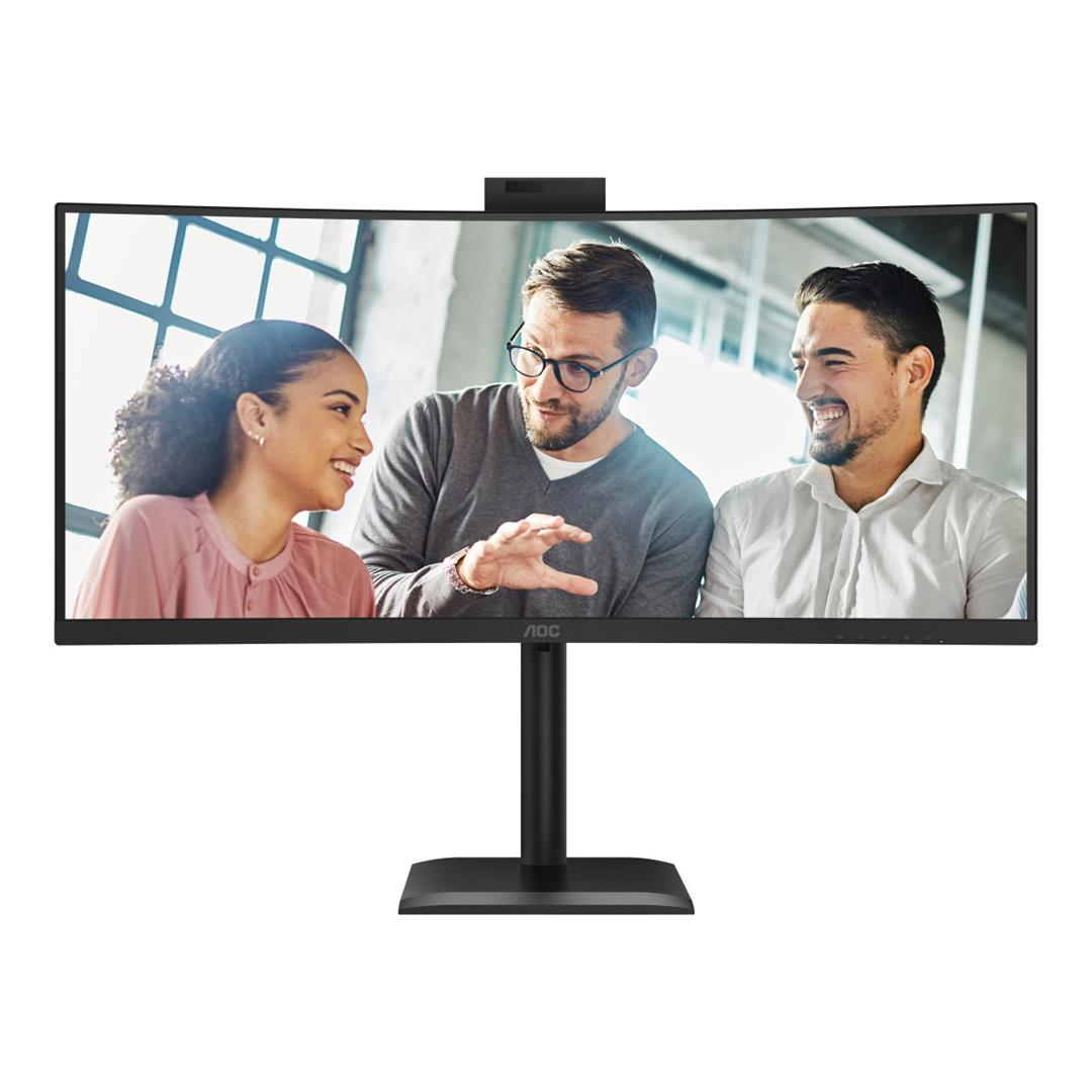 AOC Essential-line E4 CU34E4CW 34-inch 3440 x 1440p WQHD 21:9 120Hz 4ms LED VA Curved Monitor