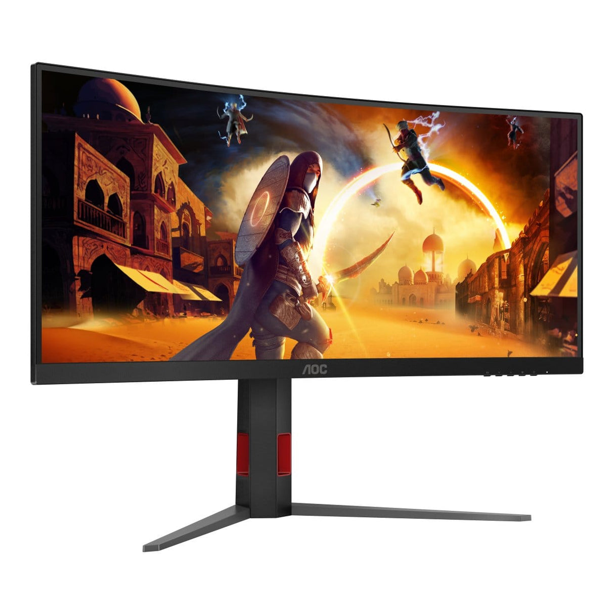AOC G4 CU34G4H 34-inch 3440 x 1440p WQHD 21:9 200Hz 0.3ms LED VA Curved Gaming Monitor