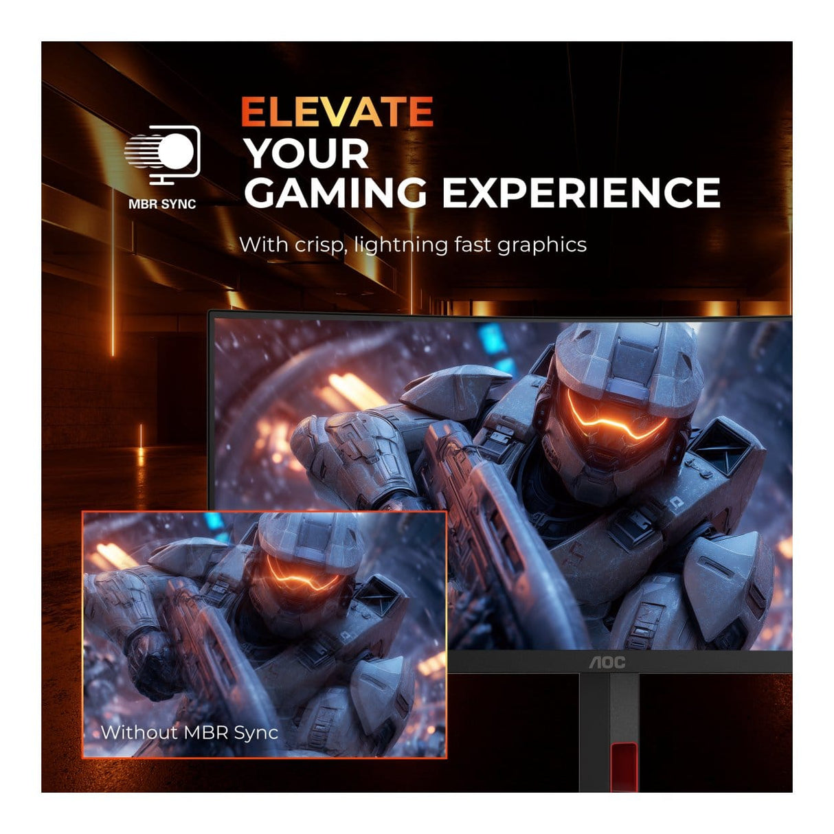 AOC G4 CU34G4H 34-inch 3440 x 1440p WQHD 21:9 200Hz 0.3ms LED VA Curved Gaming Monitor