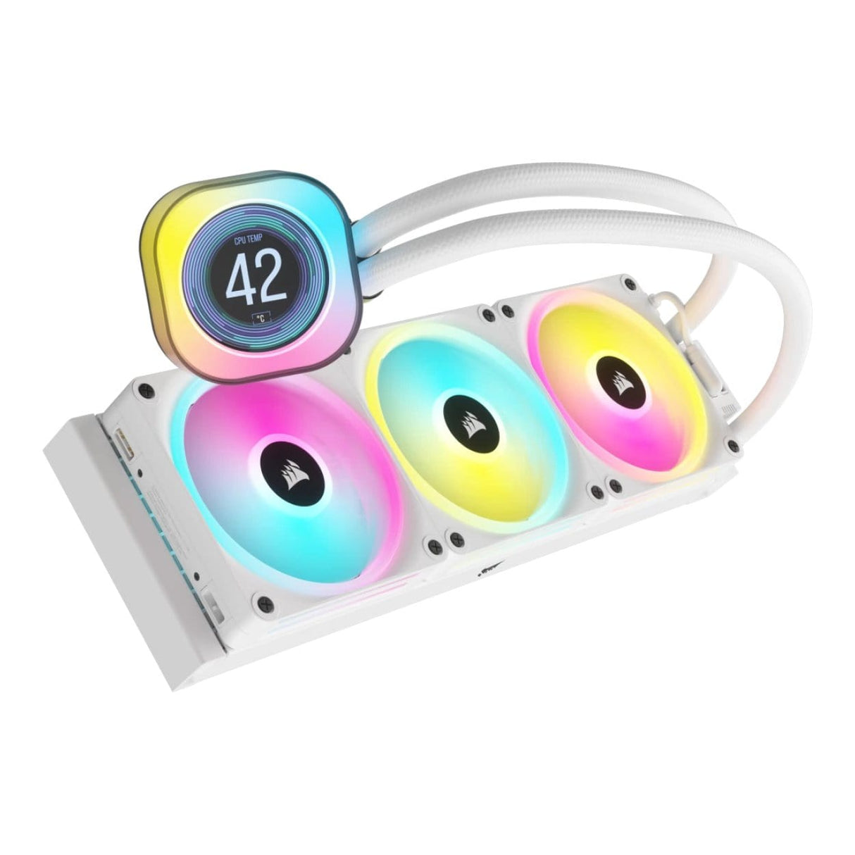 Corsair iCUE LINK H150i LCD AIO 12cm Liquid CPU Cooler White CW-9061010-WW