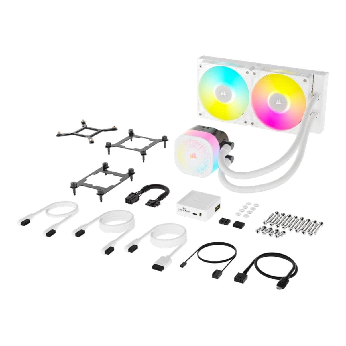 Corsair iCUE LINK TITAN 240 RX RGB AIO 12cm Liquid CPU Cooler White CW-9061020-WW