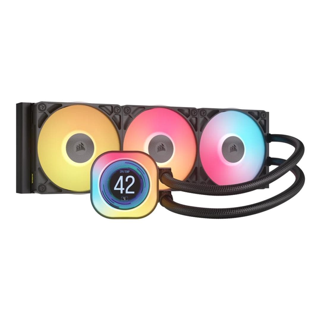 Corsair iCUE LINK TITAN 360 RX LCD 12cm Liquid CPU Cooler Black CW-9061023-WW