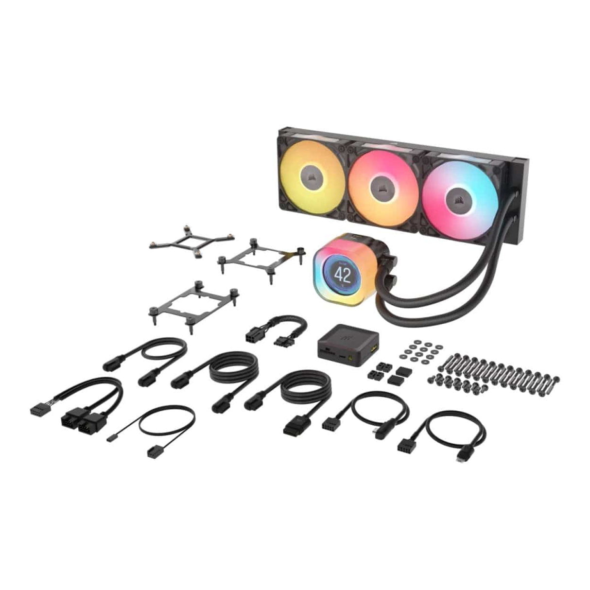 Corsair iCUE LINK TITAN 360 RX LCD 12cm Liquid CPU Cooler Black CW-9061023-WW