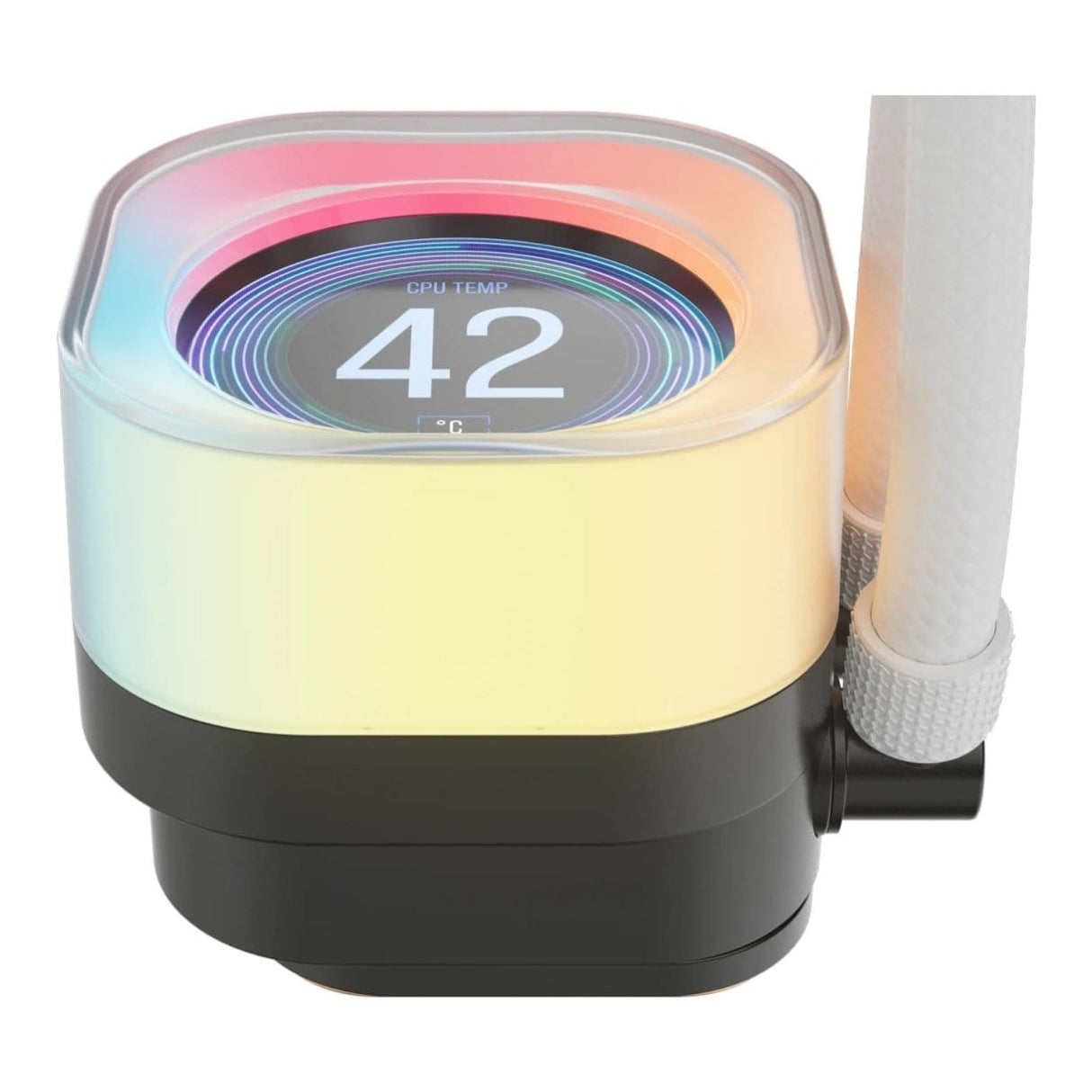 Corsair iCUE Link Titan 360 RX LCD 360mm Liquid CPU Cooler - White CW-9061026-WW