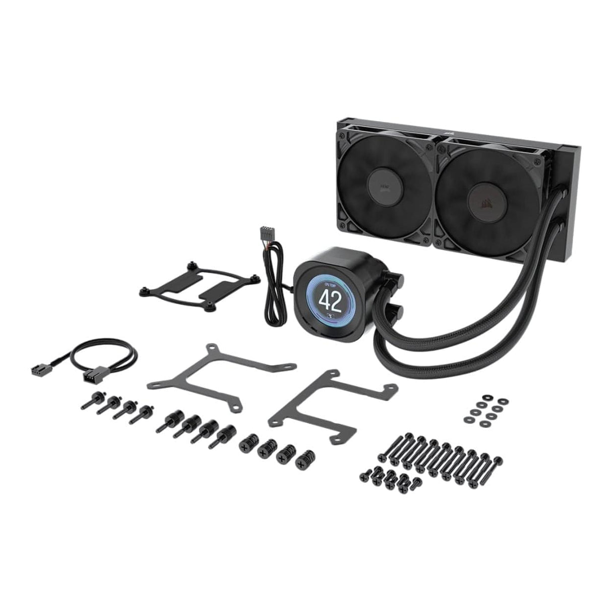 Corsair NAUTILUS 240 RS LCD AiO CPU Liquid Cooler CW-9061031-WW