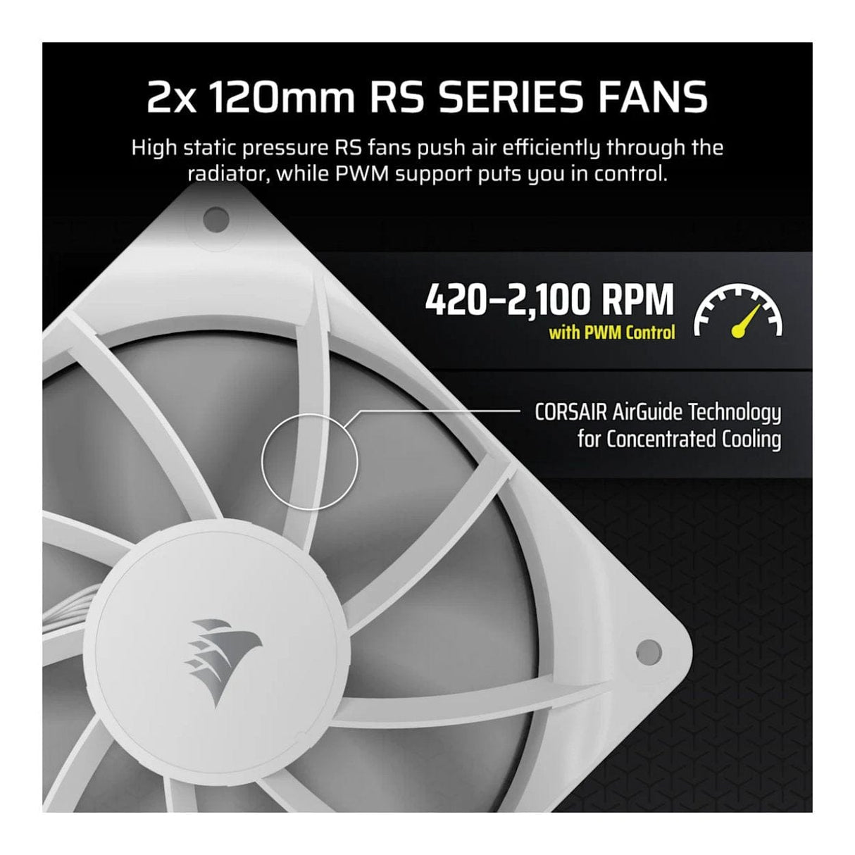 Corsair NAUTILUS 240 RS LCD AiO CPU Liquid Cooler - White CW-9061032-WW