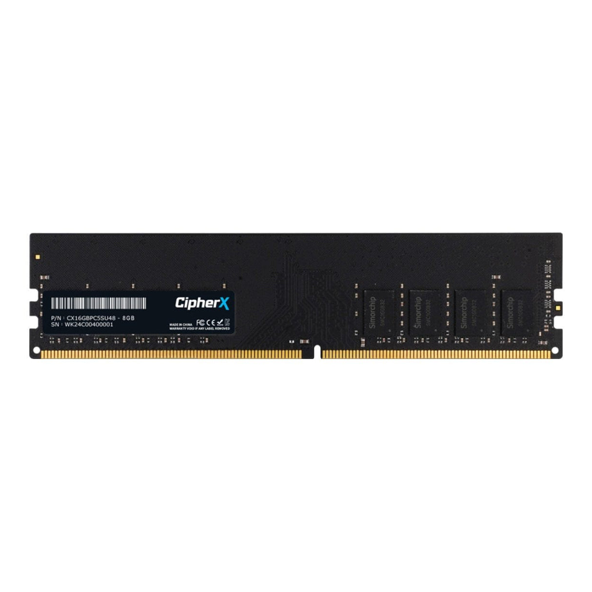CipherX CX08GBNB5S48 SO-DIMM Memory Module 8GB DDR5 4800MHz