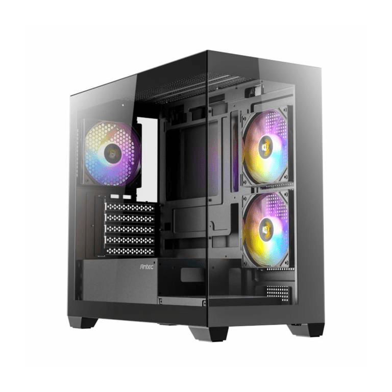Antec CX300M RGB ITX Micro-ATX Mini-Tower Gaming PC Case Black