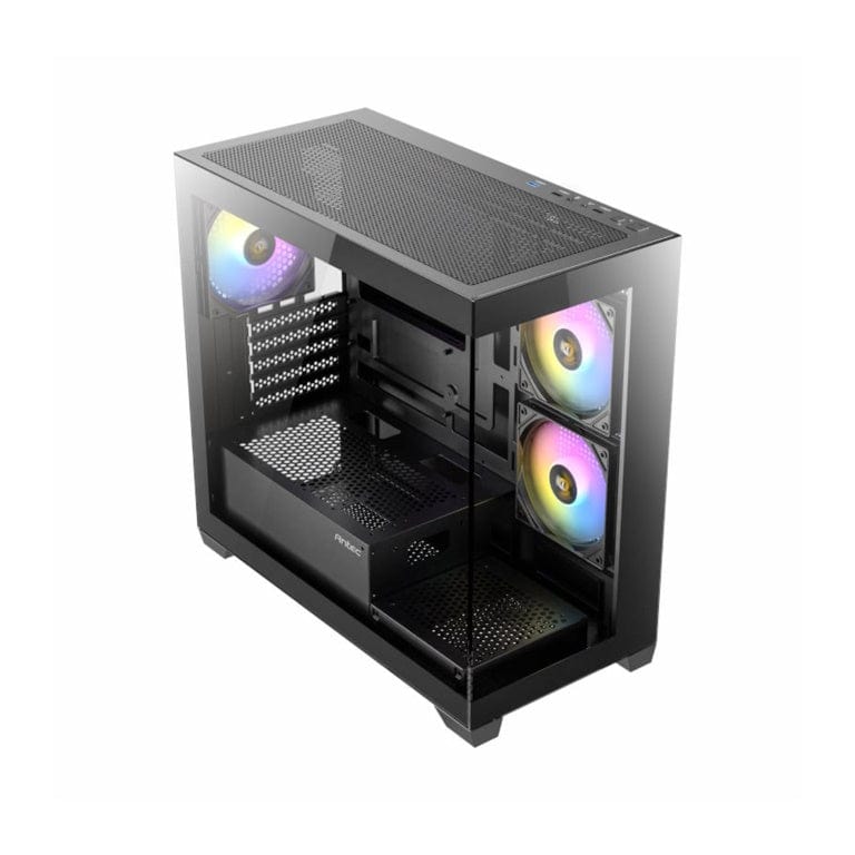 Antec CX300M RGB ITX Micro-ATX Mini-Tower Gaming PC Case Black