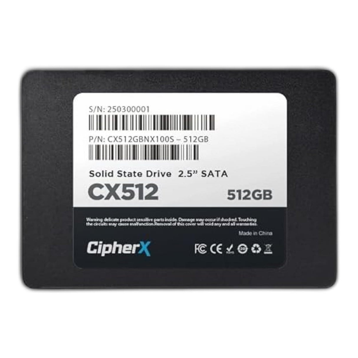 CipherX CX512 Pro 2.5-inch 512GB SATA Internal SSD CX512GBNX100S