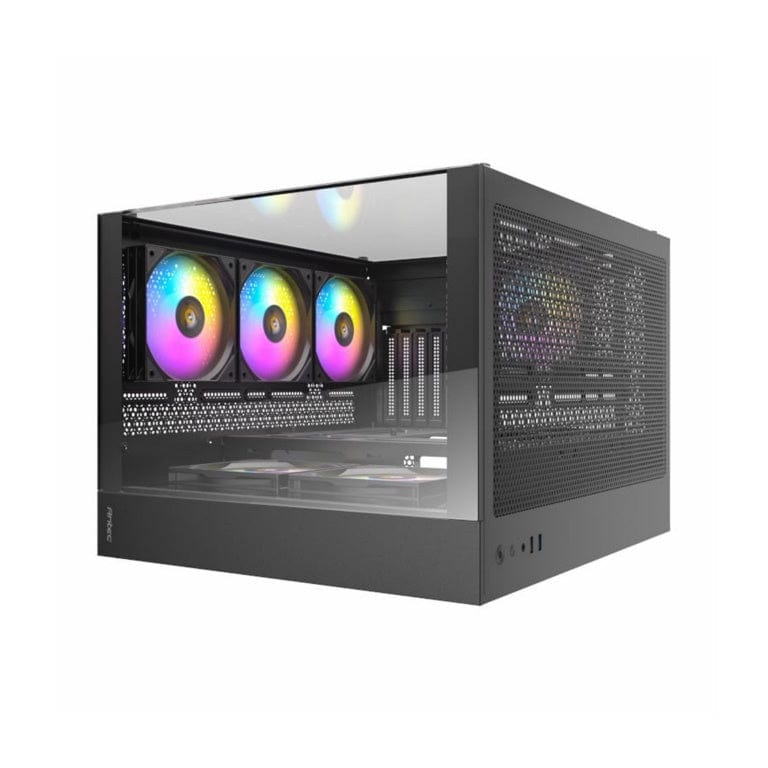 Antec CX800 RGB Elite Mid Tower Dual Chamber Gaming PC Case Black