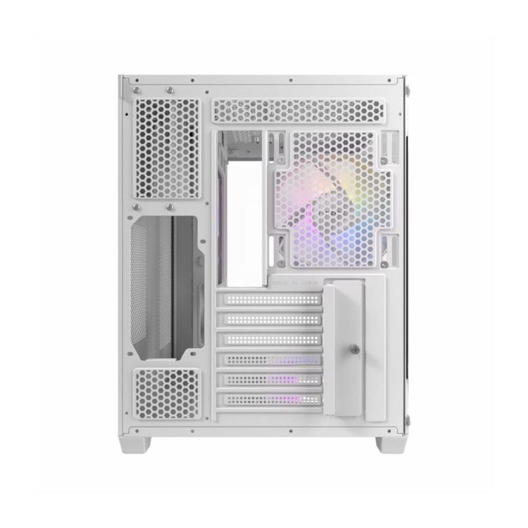 Antec CX800 RGB Elite Mid-Tower Dual Chamber Gaming PC Case White