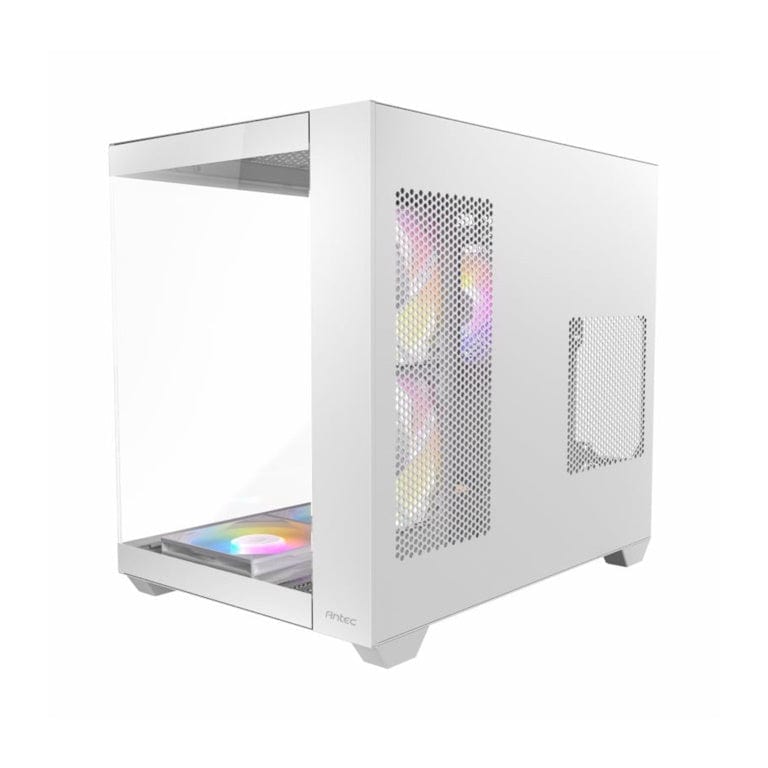 Antec CX800 RGB Elite Mid-Tower Dual Chamber Gaming PC Case White