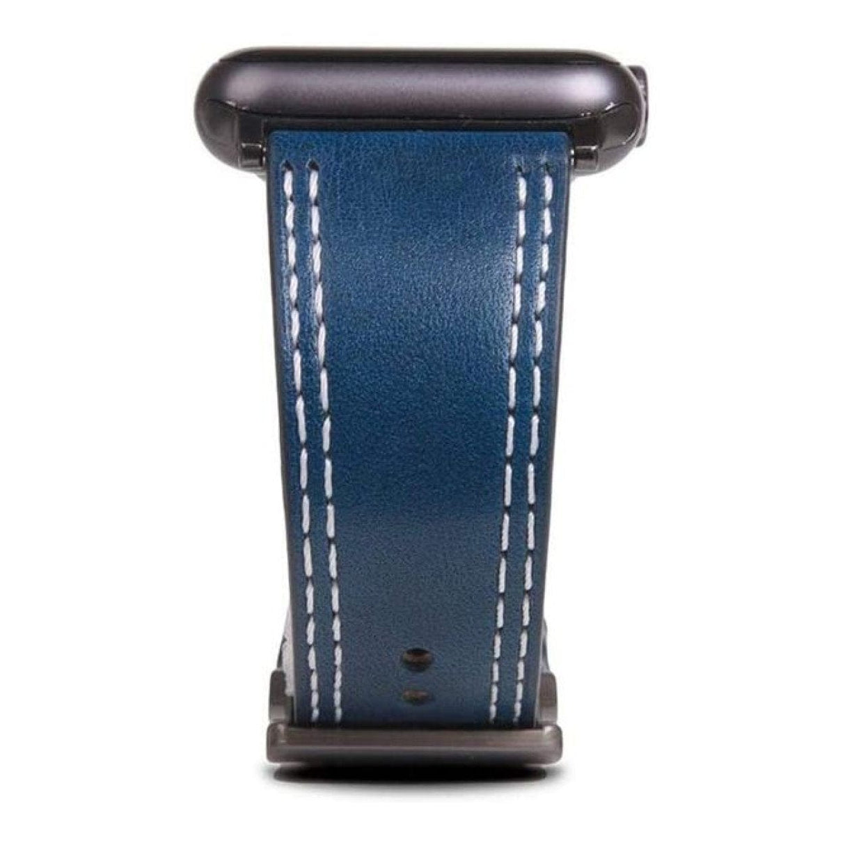 SLG D+ Italian Temponata 44mm Leather Strap for Apple Watch Blue D+TSAW4-BL