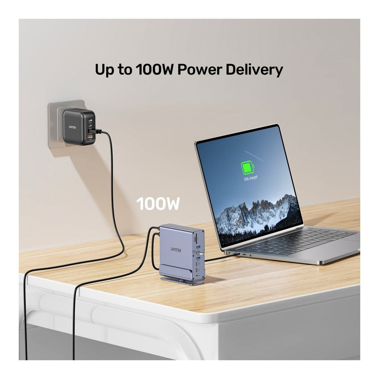 Unitek 15-in-1 4K Universal DisplayLink Docking Station D1135AGY01
