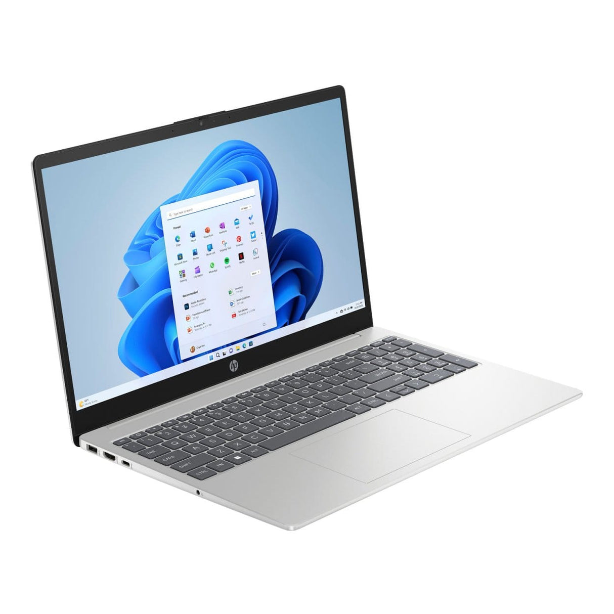 HP 15-fd0145ni 15.6-inch FHD Laptop - Intel Core 5 120U 512GB SSD 16GB RAM Win 11 Home Natural Silver