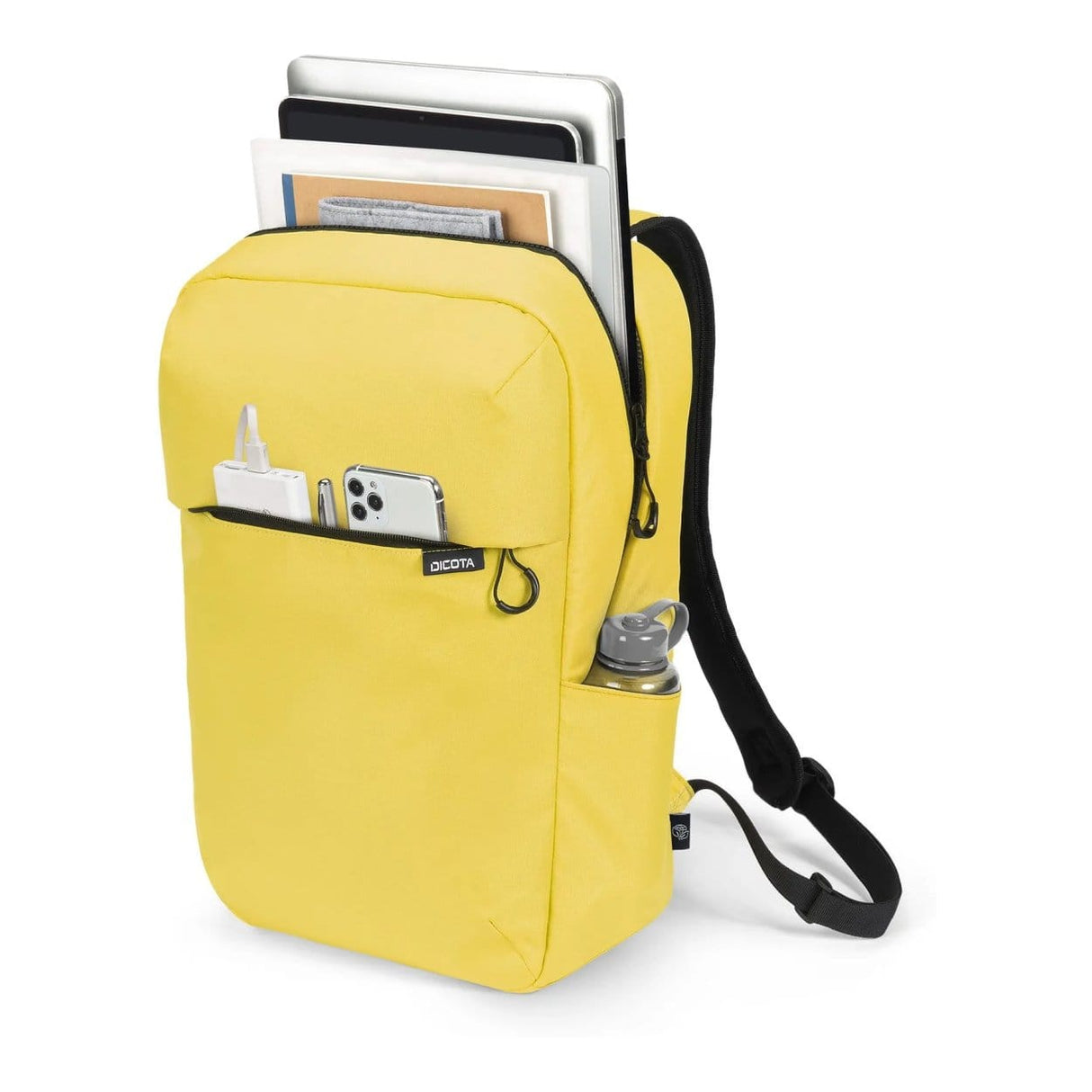 Dicota Commuter 16-inch Notebook Backpack Lemon Yellow D32123-RPET