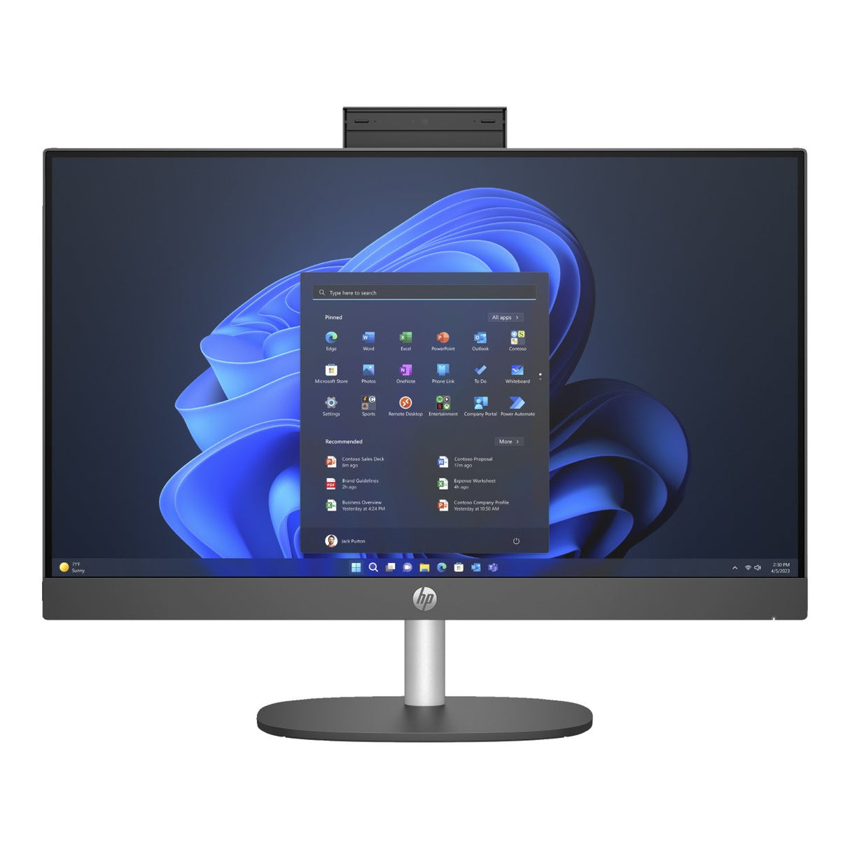 HP ProOne 240 G10 23.8-inch FHD All-in-One PC - Intel Core Ultra 7 155U 512GB SSD 8GB RAM Win 11 Pro