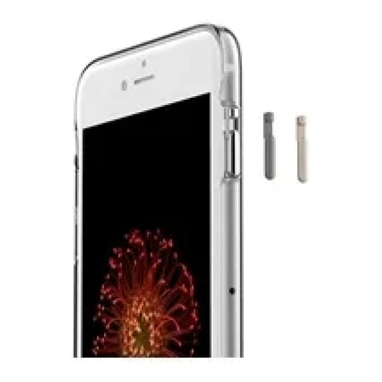 Innerexile Glacier Crystal Self-Healing Phone Case with Exchangeable Keys - Clear D6-4P0-001