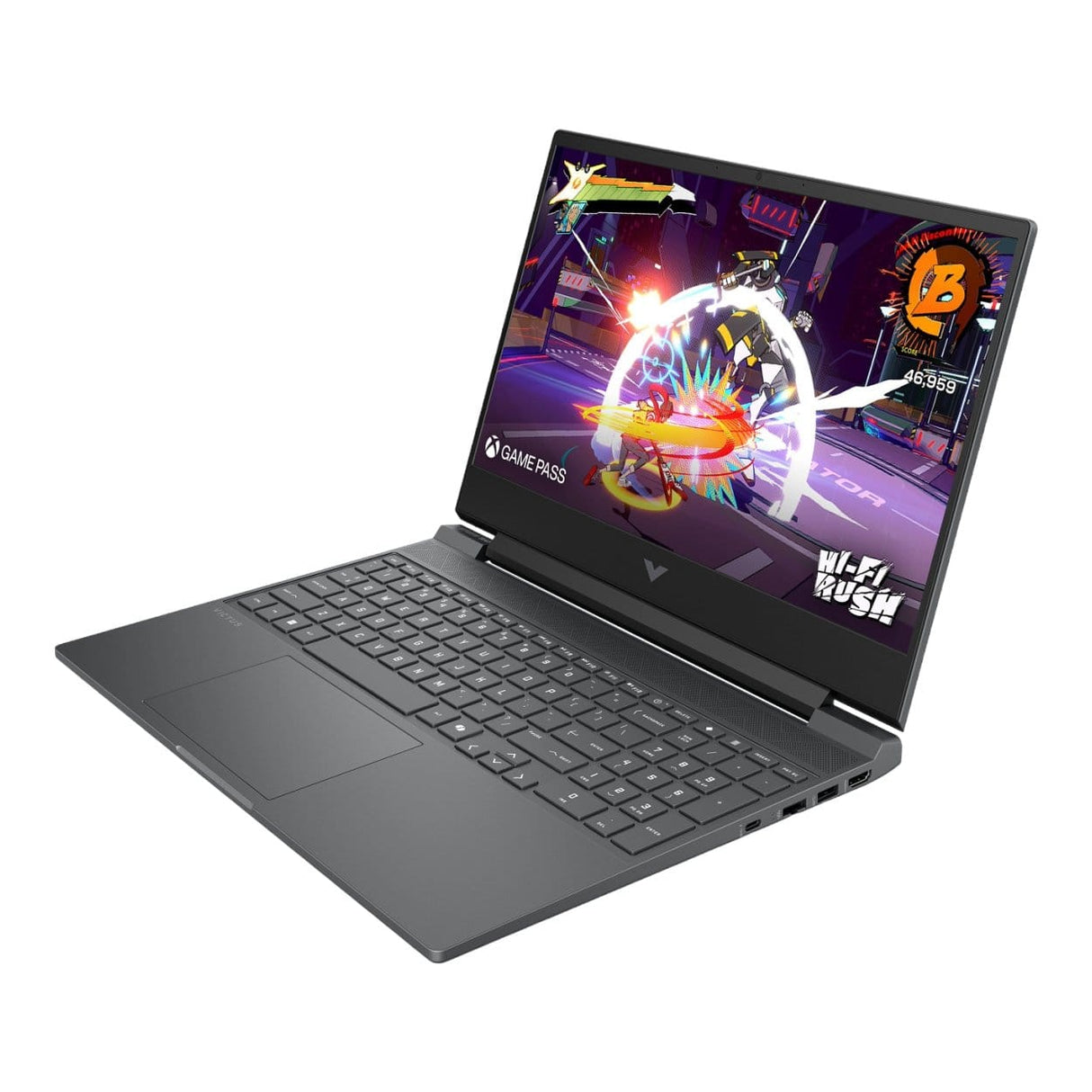 HP Victus Gaming 15-fb3018ni 15.6-inch FHD AI Laptop - AMD Ryzen 5 8645HS 512GB SSD 8GB RAM RTX 4050 Win 11 Home