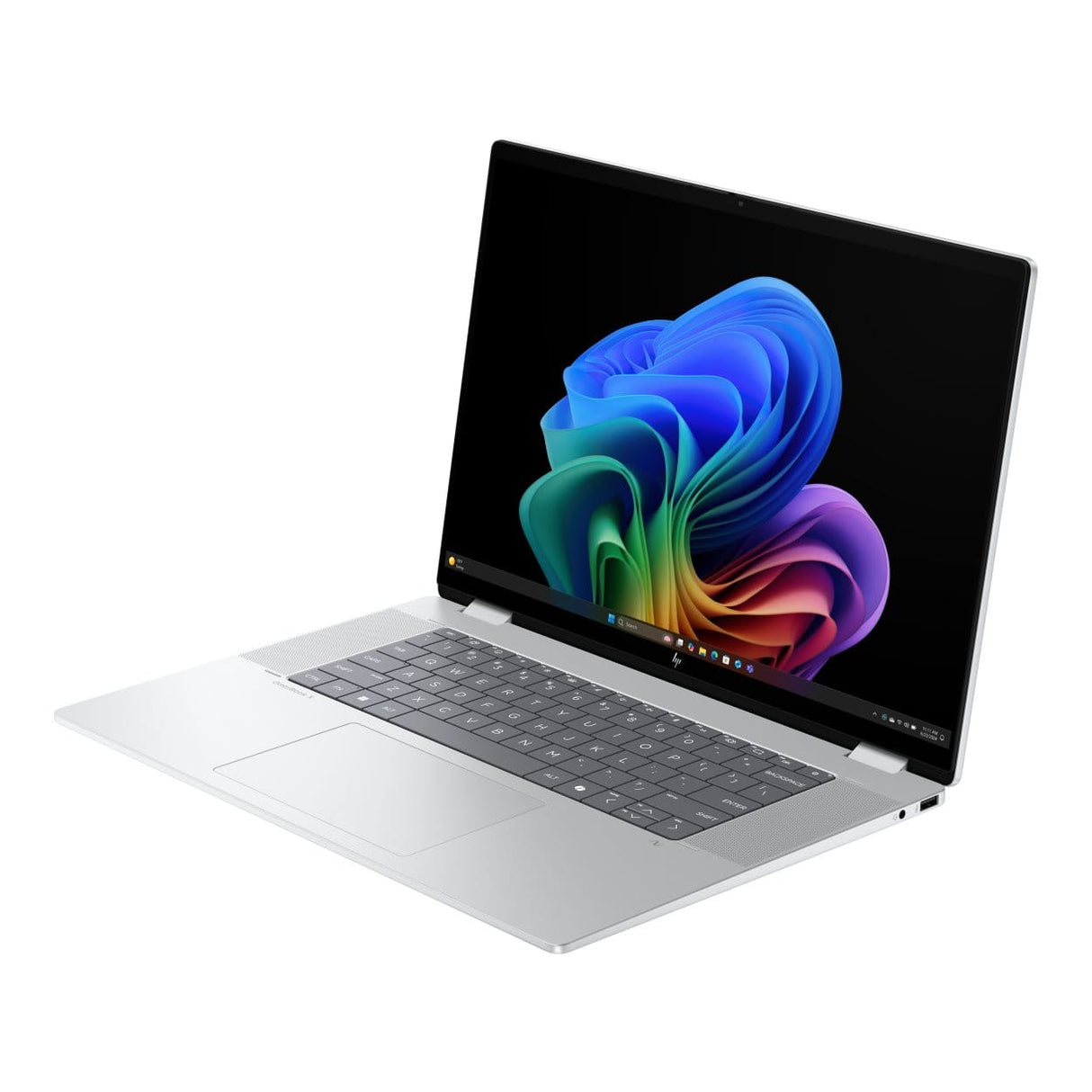 HP OmniBook X Flip 16-as0007ni 14-inch 2K Next Gen AI 2-in-1 Laptop - Intel Core Ultra 7 256V 512GB SSD 16GB RAM Win 11 Home Glacier Silver