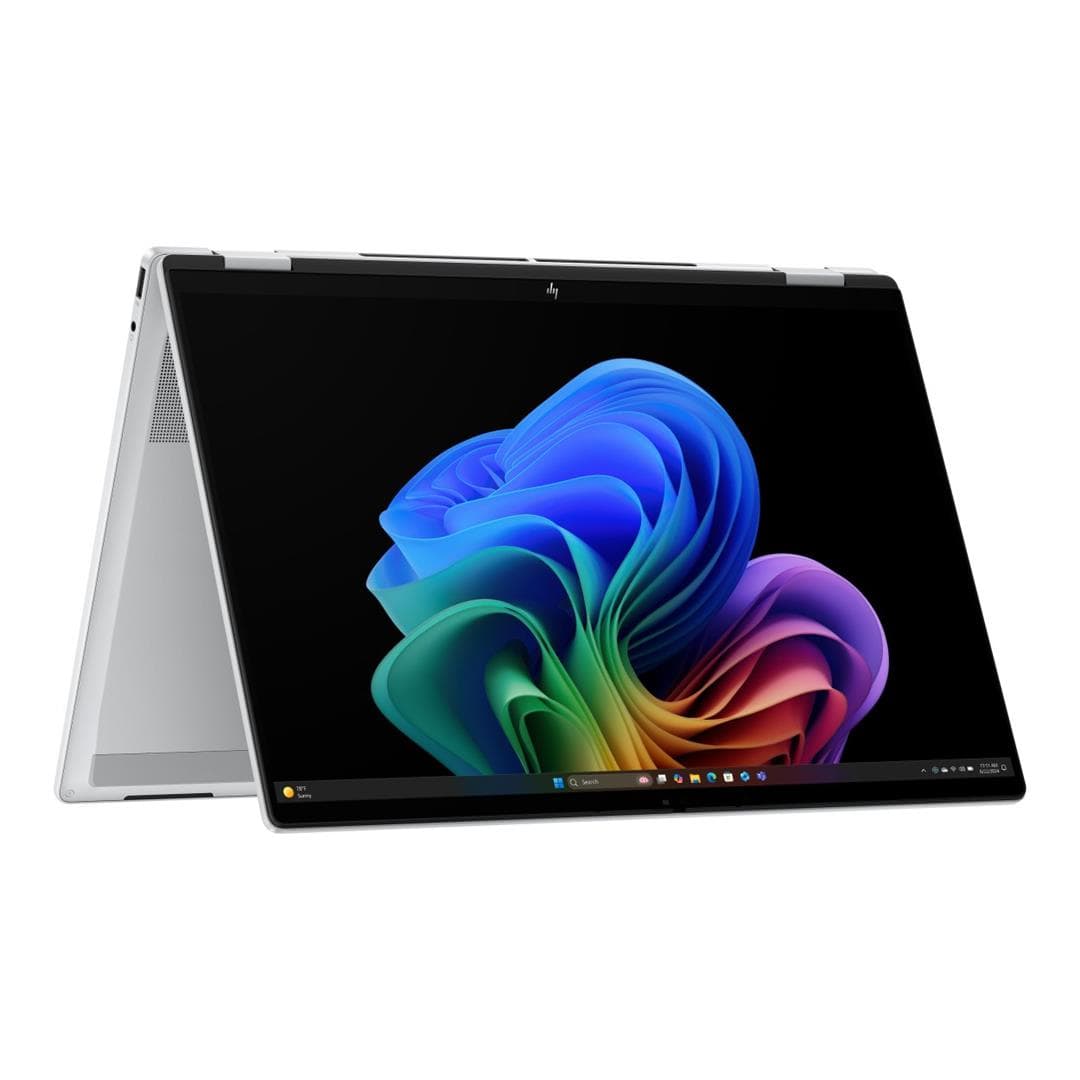 HP OmniBook X Flip 16-as0007ni 14-inch 2K Next Gen AI 2-in-1 Laptop - Intel Core Ultra 7 256V 512GB SSD 16GB RAM Win 11 Home Glacier Silver