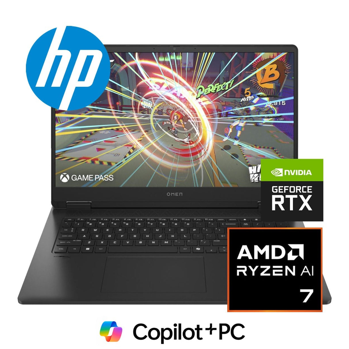 HP OMEN Gaming 17-db1011ni 17.3-inch QHD AI Laptop - AMD Ryzen 7 350 1TB SSD 16GB RAM RTX 5070 Win 11 Home
