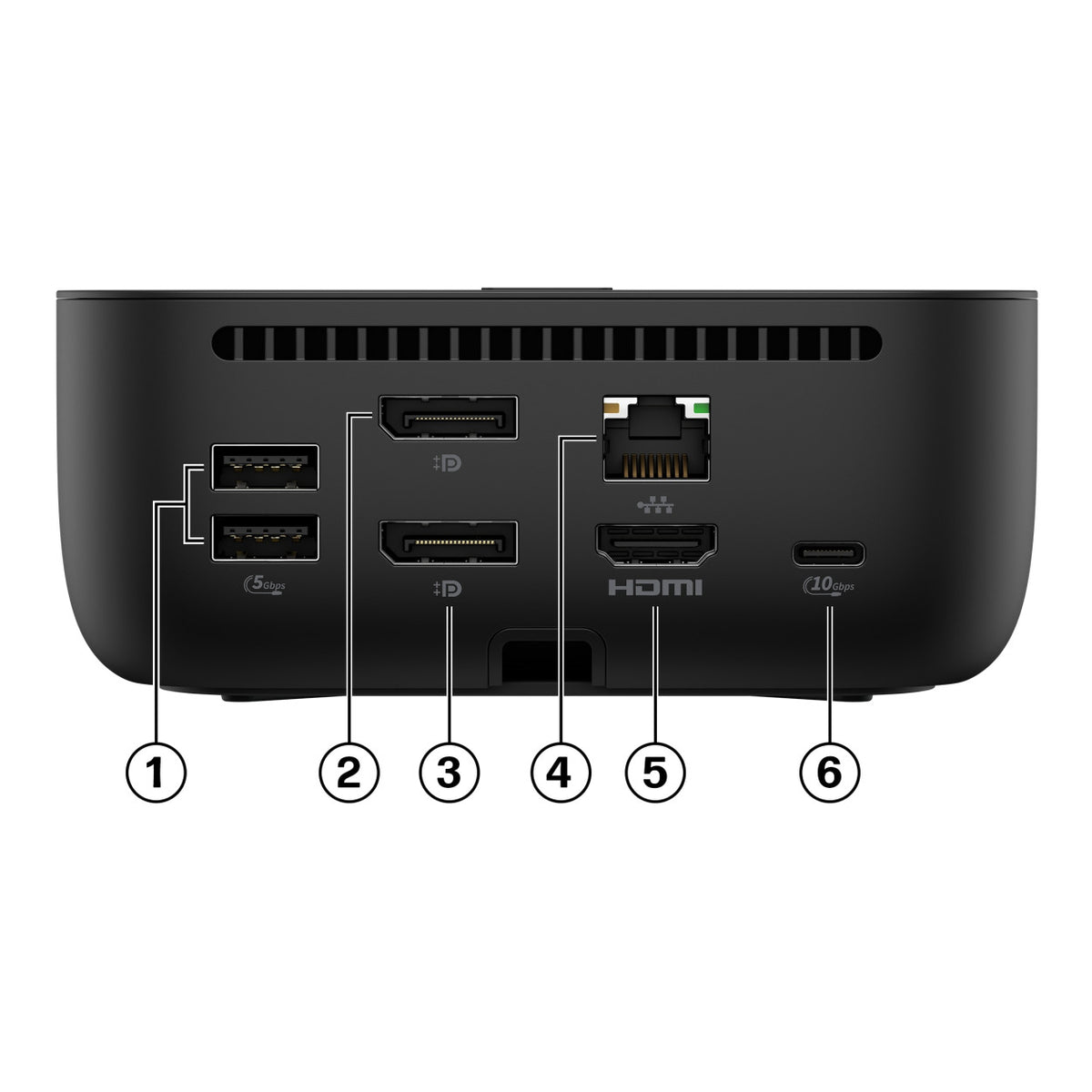 HP G6 100W USB-C Standard Manageability Docking Station D6ML0AA