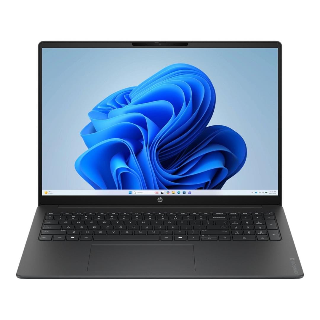 HP OmniBook 3 16-bw0009ni 16-inch 2K AI Laptop - AMD Ryzen 7 250 512GB SSD 16GB RAM Win 11 Home Mica Silver