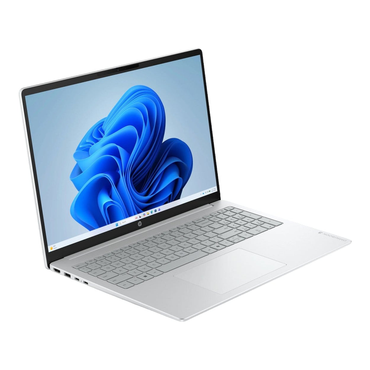 HP OmniBook 3 16-bv0005ni 16-inch 2K Next Gen AI Laptop - AMD Ryzen 7 445 512GB SSD 16GB RAM Win 11 Home Glacier Silver